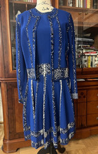 Alexander McQueen Royal Blue Dress  As seen on TV  Size L picture