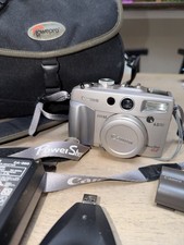 Complete Vintage Canon PowerShot G2 Digital Camera Kit w/accessories MINTY picture