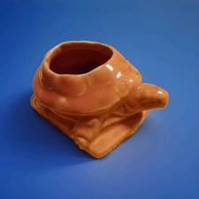 Vintage Nelson McCoy Pottery NM USA Mini  Turtle Planter picture