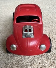 Vintage 1970 Hawk Model Co VW BUG Beetle Red 10