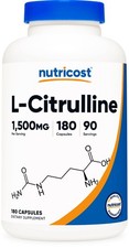 Nutricost L-Citrulline 750mg, 180 Capsules - Gluten Free & Non-GMO picture
