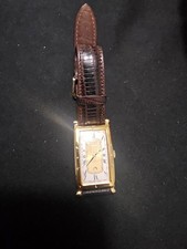 Men’s Vintage Rare Seiko Men’s Age Of Discovery Original Leather Gold dial Band picture