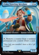 O'aka, Traveling Merchant (Extended Art) - 144 - NM - Commander: FINAL FANTASY picture