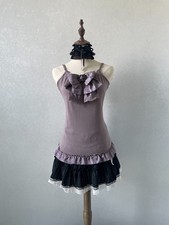 Japanese brand axes femme purple women's tank top vintage picture