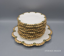 Antique L. Straus & Sons Limoges France 1890-1920 Luncheon Plates 6.5