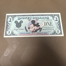 1990  $1  Disney Dollar MICKEY MOUSE  - FAST SHIPPING- picture