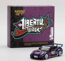 Mini GT LB-Silhouette WORKS GT NISSAN 35GT-RR Ver.1 Purple LibertyWalk MGT00.245 picture