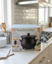 TIK - TOK VIRAL Toastmaster 4 QT Black Cauldron Slow Cooker  CROCKPOT Halloween  picture