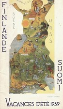 FINLAND SUOMI Finland Illustration Greta Hult 1939 Helsinki Olympics 1940  picture