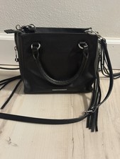 Rebecca Minkoff Crossbody Purse Hand Bag Burgundy Tasseled Fringe picture