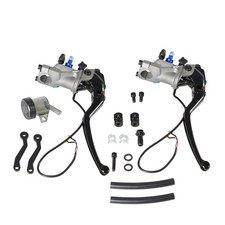 CNC Motorcycle Pair Brake Master Cylinder Cable Clutch Radial Brake Pump picture