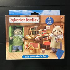 RARE Sylvanian Families Toymaker's Set Uncle Mulberry Doll Playset 25pc MPN 4520 picture