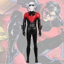 Night Superhero Red Wing Costume Cosplay Suit Fullset Handcrafted picture