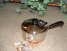 Vintage NOS USA Revere Ware 2 Quart Copper Clad Saucepan No. 1402 *NEW* pre 1968 picture