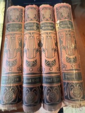 Antique SCHILLERS WERKE 4-Volume Hardback Books - German - Early 1900s or Older picture