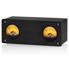 Analog VU Meter Stereo Audio Visualizer Sound Level Meter Display w/ RCA AUX In picture