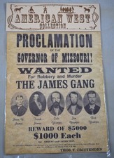 Americana The James Gang Wanted Poster picture