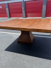 Beautiful Vintage/antique Vanguard Wooden Dining/kitchen Table picture