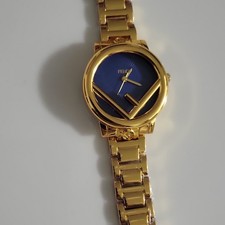 Fendi Women's Quartz Analog Blue Dial Gold Tone SS Bracelet Water-Resistant picture
