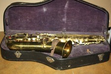 Vintage 1920 Buescher True Tone Low Pitch Alto Saxophone w Case SN 66336 G2U picture