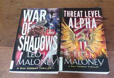 Lot Of 2 Leo J Maloney Dan Morgan Thriller Spy Books picture