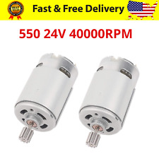 2 Pcs 550 24V 40000RPM Electric Motor for Kids Ride On Car, RS550 24 Volt Motor picture