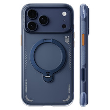 TORRAS Ostand Q3 Air Case for iPhone 17 Pro Max 6.9 MagSafe 360° Stand, Blue picture