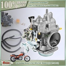 16100-KEN-B11 Carburetor Assembly For Honda Rebel 250 CMX250C Models 2007-2012 picture