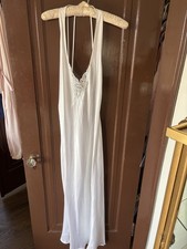 Vintage Frederick’s Of Hollywood White Lingerie Nightgown Size Medium picture