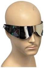 Hitman WWF Logo Silver Bret Hart Wrap Around Shades Sunglasses picture