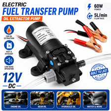 DC 12V 5L Oil Transfer Pump Fluid Extractor Suction Vacuum Change Scavenge Kit picture