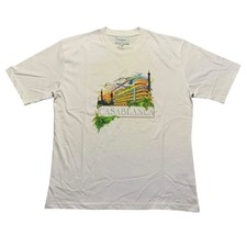 Casablanca Tennis Club City Skyline Graphic T-Shirt White | Men’s Size XXL picture