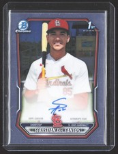 2026 Bowman Chrome #CPA-SDO Sebastian Dos Santos Chrome Prospect Autographs picture