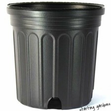 2 Gallon Pot, 100 New Trade Nursery Pots, Actual Volume 1.593 Gallons, c600 picture
