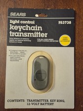 Vintage Sears Keychain Remote Transmitter Light Control 953738 53000 Series NOS picture