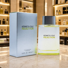 Reaction by Kenneth Cole 3.4 oz EDT Cologne for Men New In Sealed Box picture
