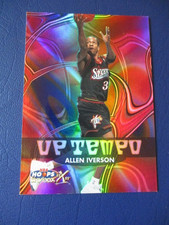 ALLEN IVERSON 1999-00 Skybox NBA Hoops Decade - Up Tempo HOLO RARE INSERT #1 UT picture