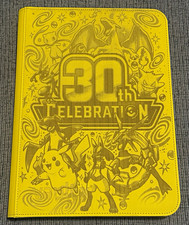 Vault X - Pokemon- 360 Card - 9 pocket Zip Binder - Yellow - 30th Celebration picture