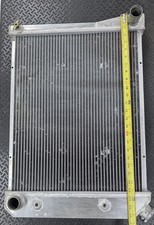 Aluminum Radiator Universal Fit Performance Street Hot Rod Tig Welded 2 Core picture