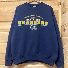 Vintage San Diego Chargers NFL Lee Sport Crewneck Sweatshirt Navy Size Large picture