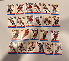 1954-55 Topps Hockey 23 Card Vintage Lot Delvecchio Howell Gamble Rangers Bruins picture