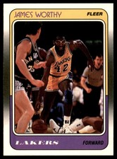James Worthy - 1988-89 Fleer #70 - Los Angeles Lakers - NM picture