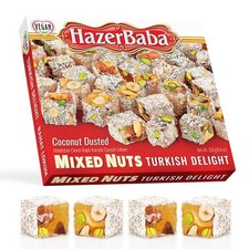 Hazer Baba Turkish Delight Candy Pistachio Almond Hazelnut Coconut 371g picture