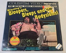 WWF LASERDISC WRESTLING'S BLOOPERS BLEEPS BODYSLAMS NEW SEALED COLISEUM VIDEO 01 picture