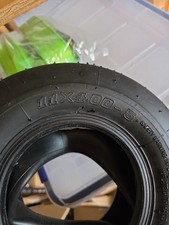 TWO New Tires 11 4 5 Marathon RIB W/Innertube  11x4.00-5 11x4x5 Mower Front. picture