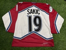 CCM Joe Sakic Colorado Avalanche NHL Hockey Jersey Sz XL picture