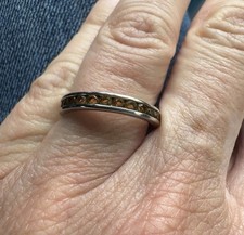 Custom Ben Bridge Platinum Citrine Ring picture
