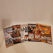 Outdoor Life Magazine Lot 5 Sept Oct Dec 2011 & Oct -Nov 2012 Hunting Fishing  picture