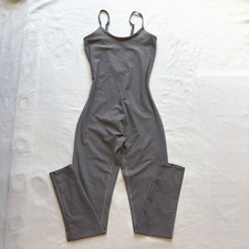 Alo Yoga Airbrush One & Done  Gray Low Back Jumpsuit Women's Size Small picture