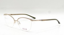 NEW ELLE EL13502 COLOR-GP GOLD AUTHENTIC EYEGLASSES 53-17 picture